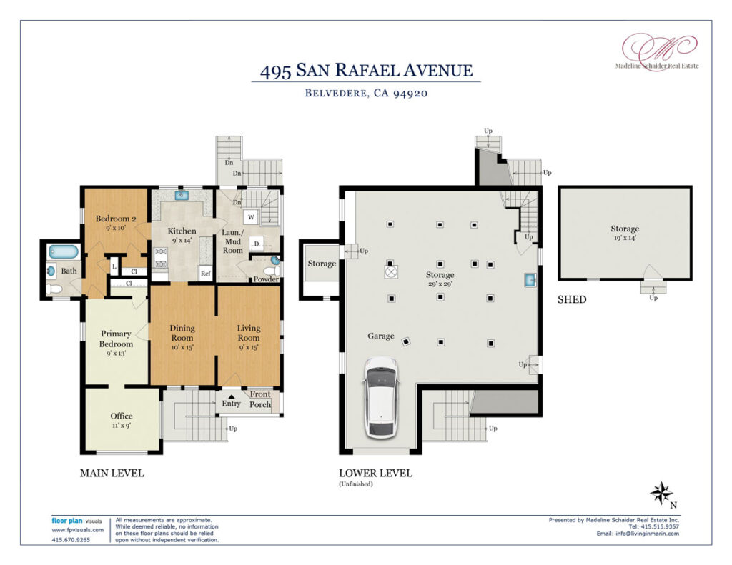 Floor plan 495 San Rafael Ave, Belvedere, CA